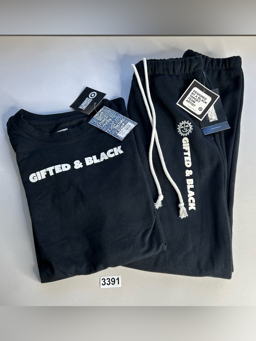 Black History Month T Shirt Small And Adult Knit Pant XS Bundle Set Black New